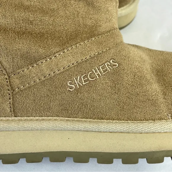 Skechers Australia Mid-Calf Faux Fur Lined Winter Boots Size 8