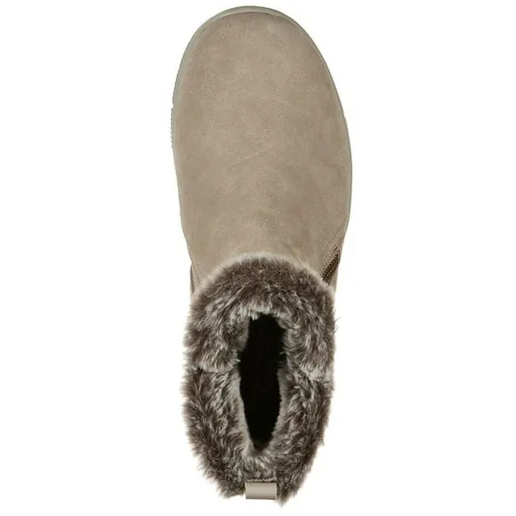 SKECHERS RELAXED FIT FAUX FUR ZIP BOOTS