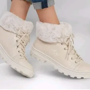 Skechers Roadies-Top It Off Combat Boots