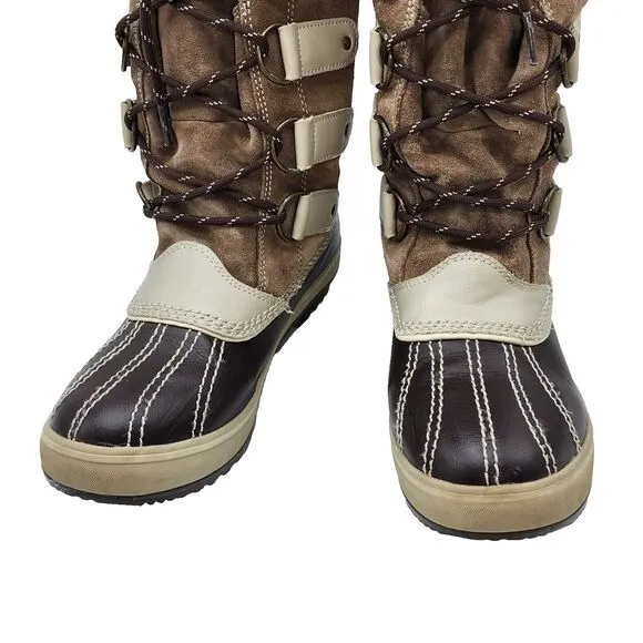 Skechers Womens Highlanders Brown Suede Upper Thinsulate Winter Boots Size 7 NEW