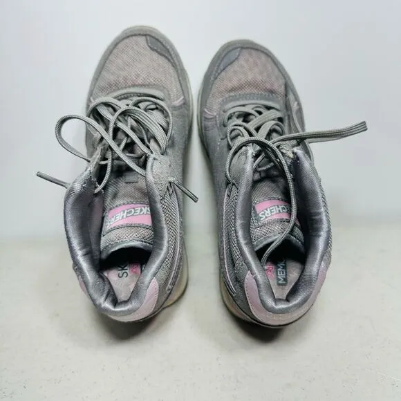 Skechers Women's  Hiking Boots 680 Gray Pink Size 7M