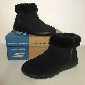 Skechers On-The-Go Enchanted Faux Fur Ankle Boots