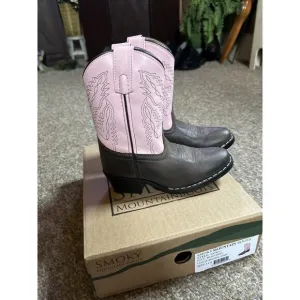 Smoky Mountain Girls 11.5 Pink Monterey Western Boots 1574C Cowgirl Round Toe