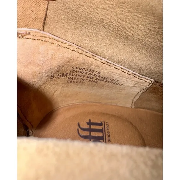 Sofft Aisley SF0035816 Womens Lennox Tan Zipper Ankle &amp; Booties Boots Sz 8.5M
