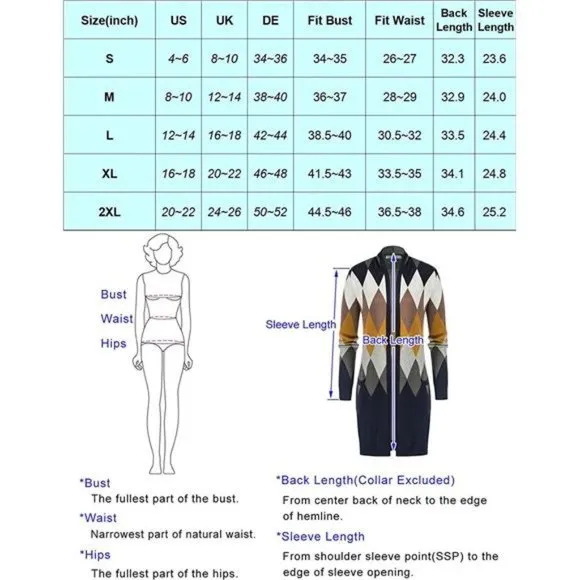Solid Open Front Long Knited Cardigan Sweater for Women, Argyle Light Grey