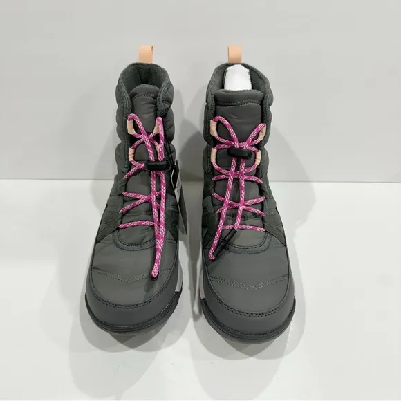 Sorel Big Kids' Whitney II Short Lace Waterproof Boots - Gray