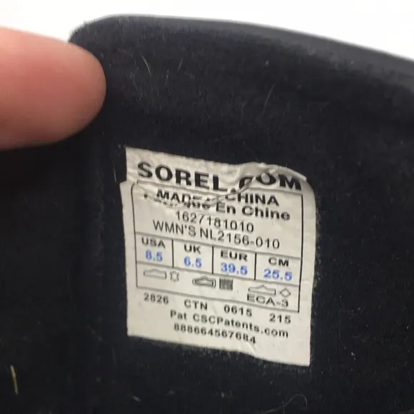 Sorel Black Waterproof Leather Short Slimboot Pull On Boots women’s size 8.5 M