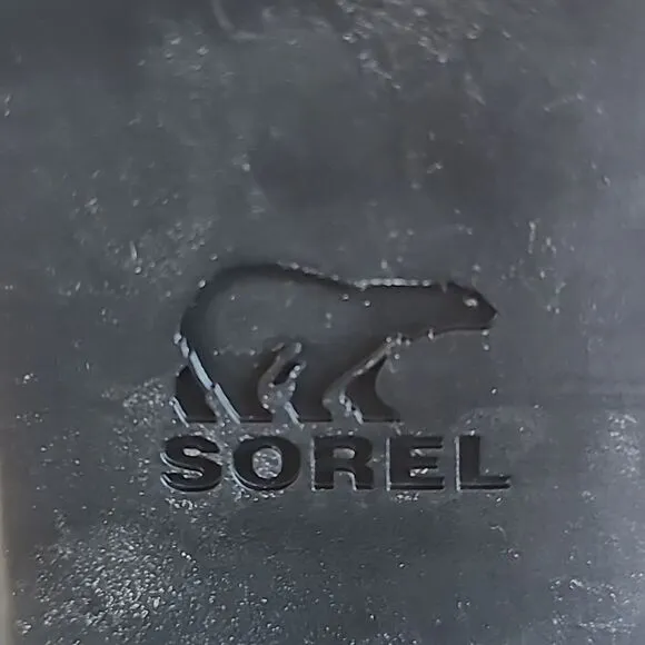 Sorel Blake Lace-Up Leather &amp; Felt Platform Hiking Boots Size US 8.5 EU 39.5