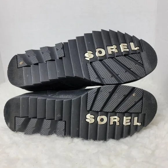 Sorel Bootie Womens Size 7 Harlow Zipper Side Waterproof Leather Shoes