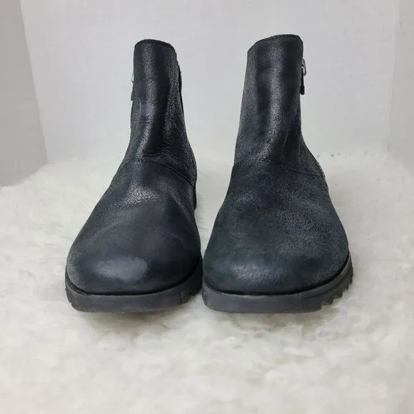 Sorel Bootie Womens Size 7 Harlow Zipper Side Waterproof Leather Shoes