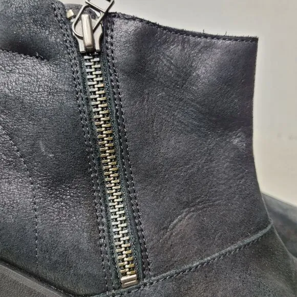 Sorel Bootie Womens Size 7 Harlow Zipper Side Waterproof Leather Shoes