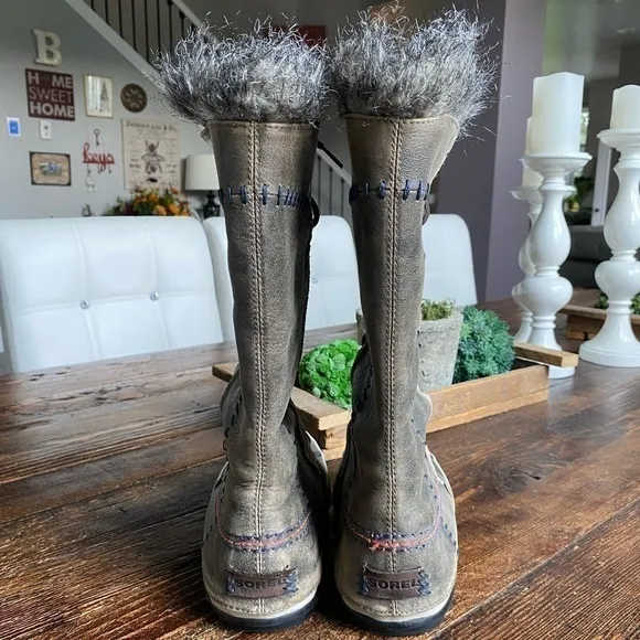 Sorel Cate The Great Faux Fur Waterproof Tall Snow Boots