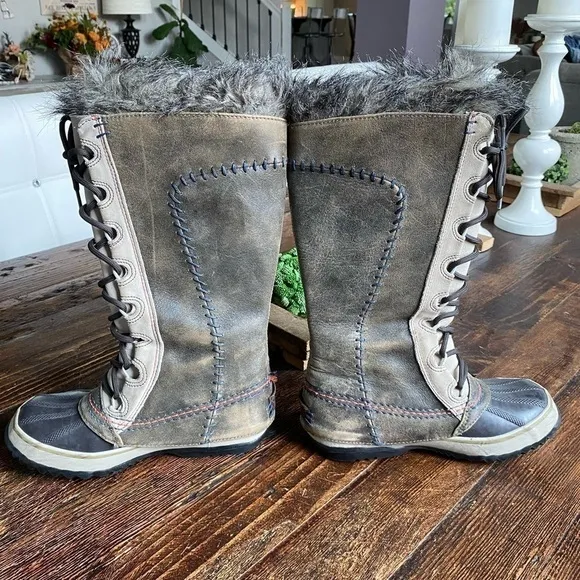 Sorel Cate The Great Faux Fur Waterproof Tall Snow Boots
