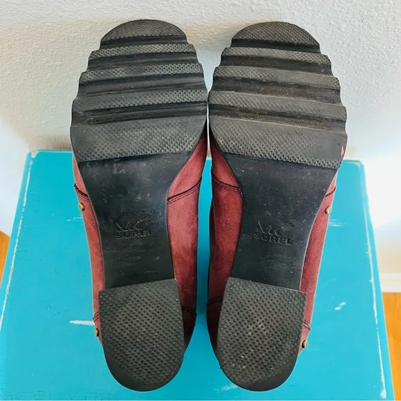 Sorel Cattail Addington Leather Chelsea Boots Size 9.5