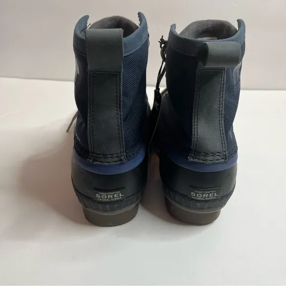 Sorel Cheyanne II Waterproof Short Nylon Boots Collegiate Navy Blue Size…