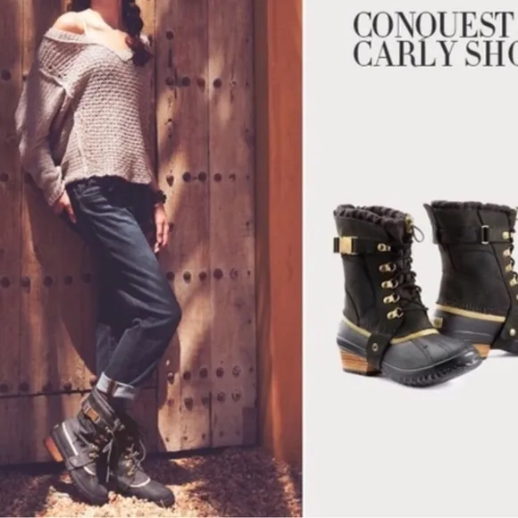 Sorel Conquest Carly Short Boots-Various sizes