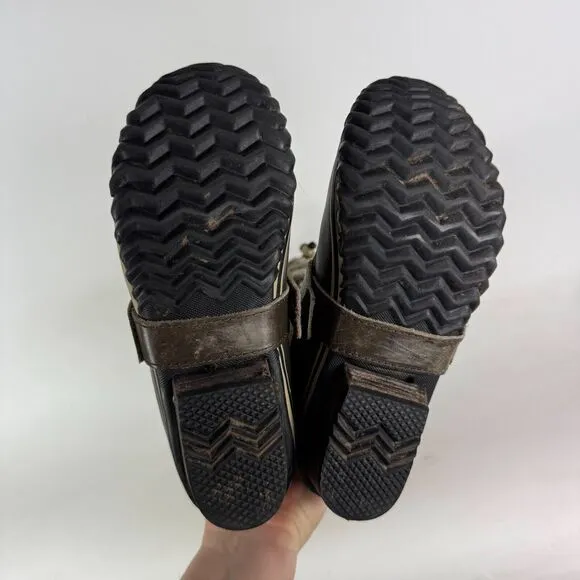 SOREL Conquest Carly Winter Boots Women's 6 Black Lace Up Waterproof NL2033-208