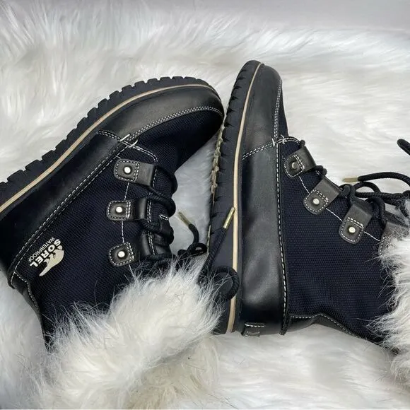 Sorel Cozy Joan X Celebration Lace Up Winter Boots 7