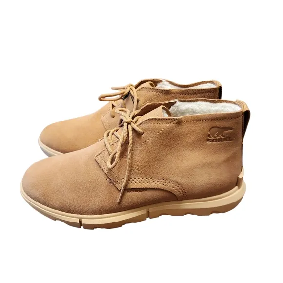 Sorel Explorer Drift Mens Tan Suede Boots Size 10.5 New