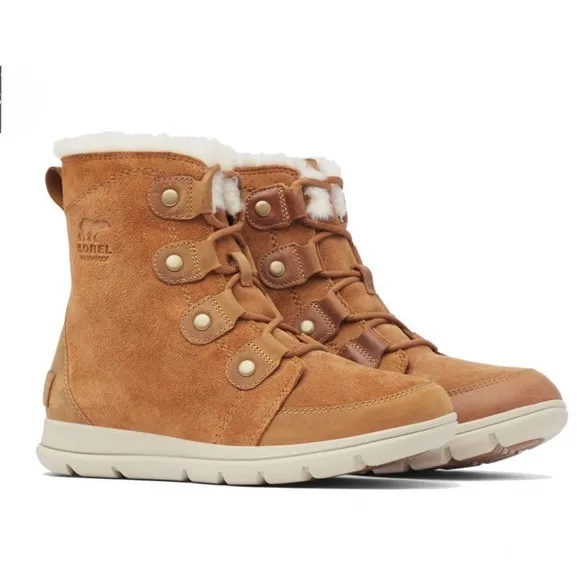 Sorel Explorer Joan boots in Camel brown, size 9.5