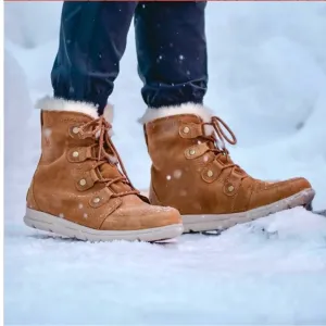 Sorel Explorer Joan boots in Camel brown, size 9.5