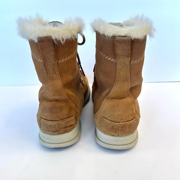 Sorel Explorer Joan boots in Camel brown, size 9.5