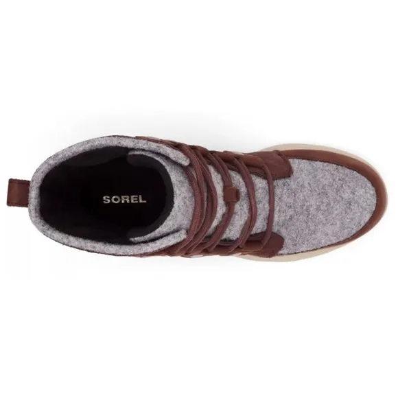 SOREL | Explorer Joan Felt 100g Waterproof Winter Boots in Redwood Size 8.5