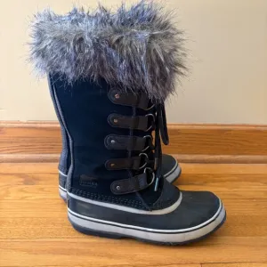 Sorel Joan Of Arctic Boots Faux Fur Top Waterproof