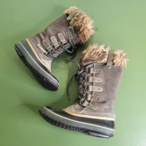 Sorel Joan of Arctic Waterproof Suede Leather Winter Boots 7