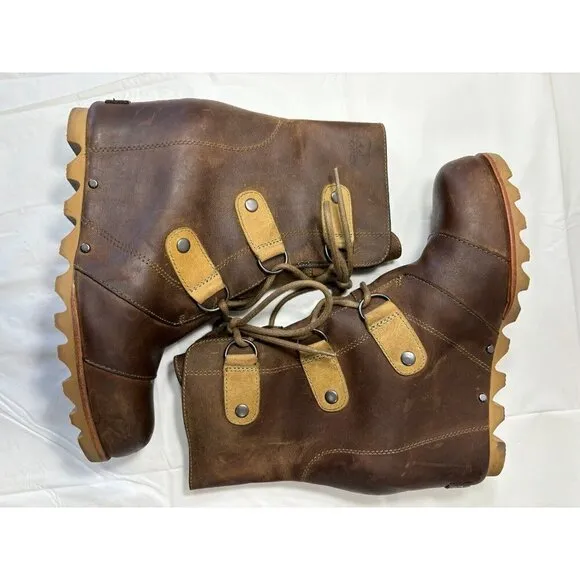 Sorel Joan of Arctic Wedge Women's Waterproof Leather Boots NL2173-244 Size 8.5