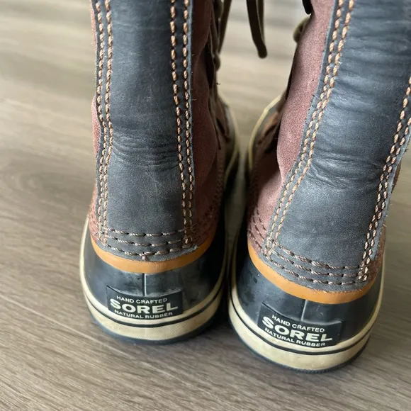 Sorel Joan of Artic Faux Fur Long Lace Up Boots Waterproof