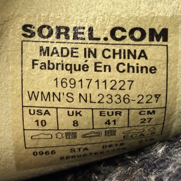 Sorel Joanie Sweater Wedge Ankle Boots 10