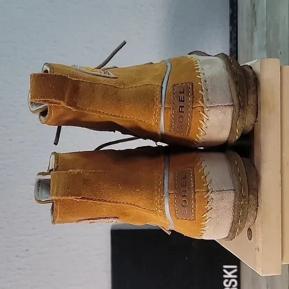 SOREL Joplin II Caramel Hiking Moccasins Boots Size 6.5 6½ Style‎ # 1945-274