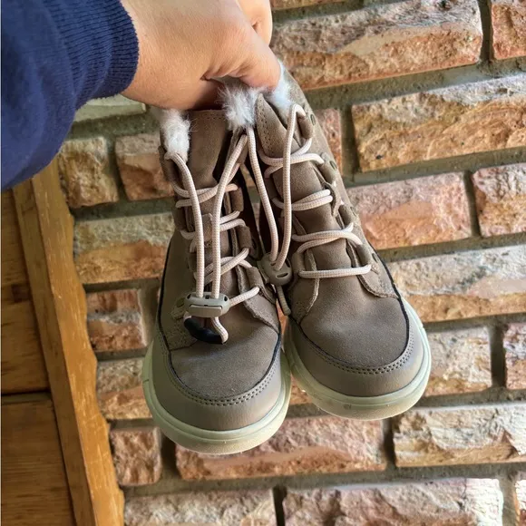 Sorel Kids Boots in Brown and Cream