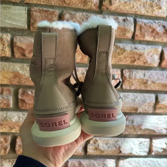 Sorel Kids Boots in Brown and Cream