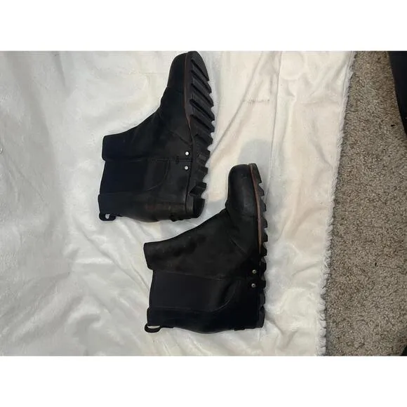 Sorel LEA Wedge Women’s 9 Black Boots