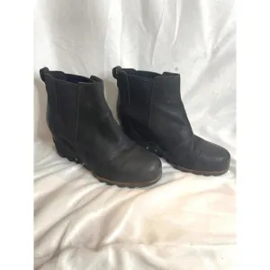 Sorel LEA Wedge Women’s 9 Black Boots