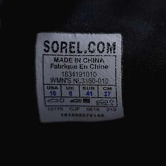 SOREL Lolla Cut-Out Ankle Booties US 10