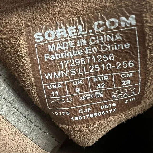 Sorel Major Tall Boot Women’s 11 Leather Riding Outdoor