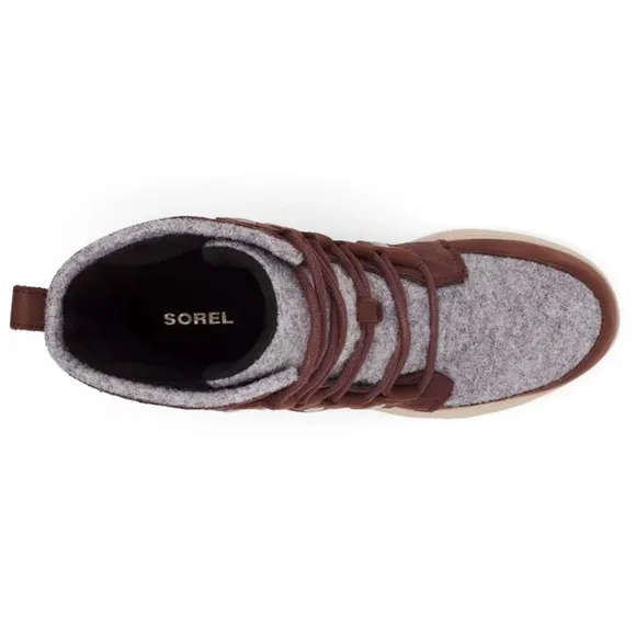 SOREL | NWT Explorer Joan Felt 100g Waterproof Winter Boots in Redwood Size 6