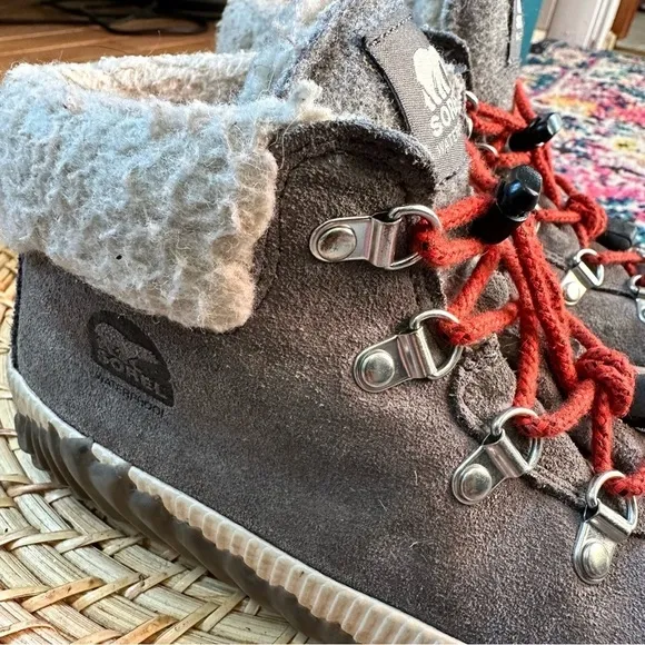 Sorel Out N About Conquest Waterproof Boots Kids 3 Lace Up
