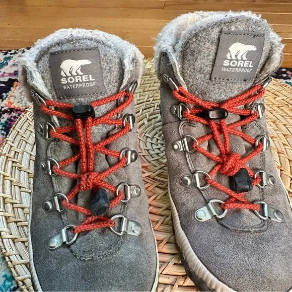 Sorel Out N About Conquest Waterproof Boots Kids 3 Lace Up