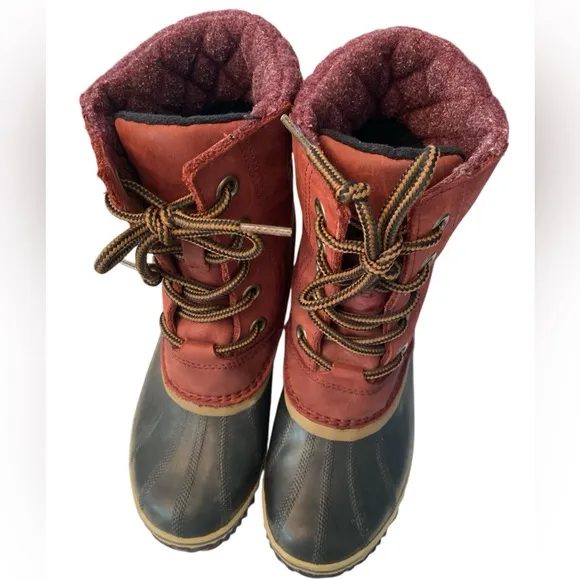 Sorel Slimpack II Lace Waterproof Duck Boots – Women’s Size 7