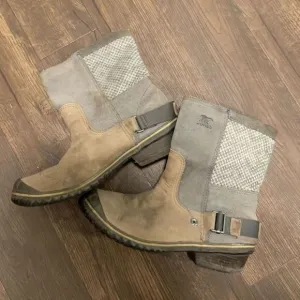 Sorel Slimshortie waterproof arch support felt lined winter boots