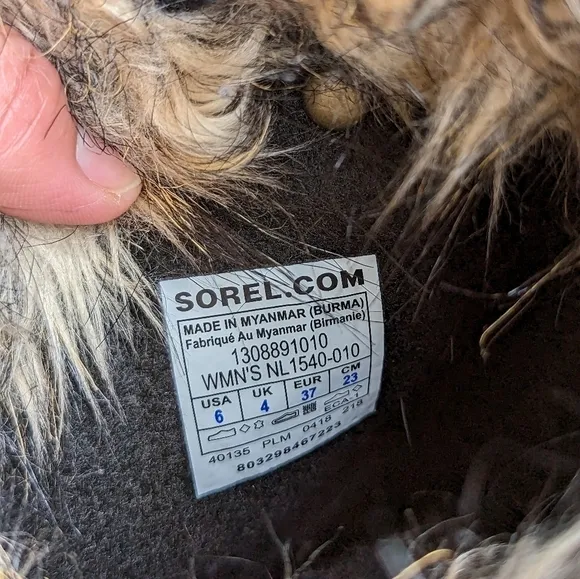 SOREL Tall Faux Fur Boots