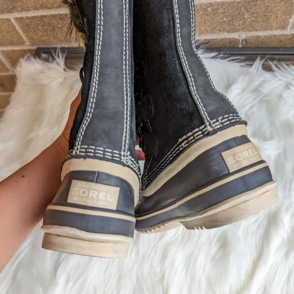SOREL Tall Faux Fur Boots