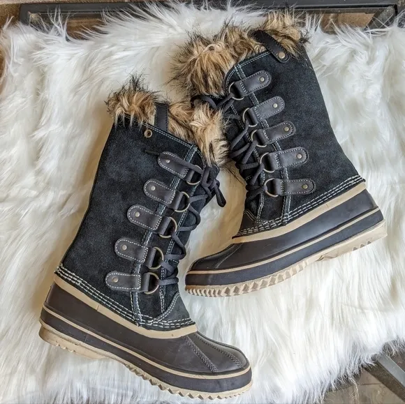 SOREL Tall Faux Fur Boots