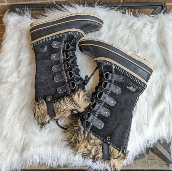 SOREL Tall Faux Fur Boots
