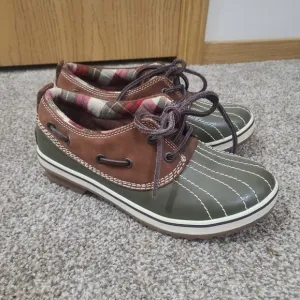 Sorel Tivoli II Low Waterproof Lace Up Plaid Lining Winter Snow Boots Shoes