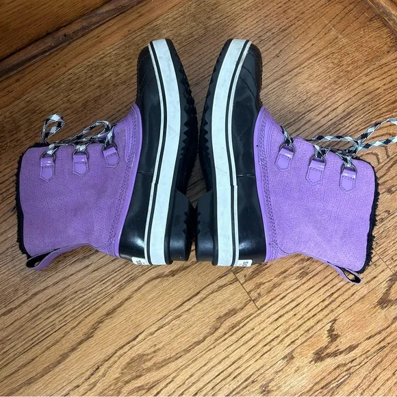 Sorel | Tivoli Mid Purple Lace Up Winter Boots Size 6